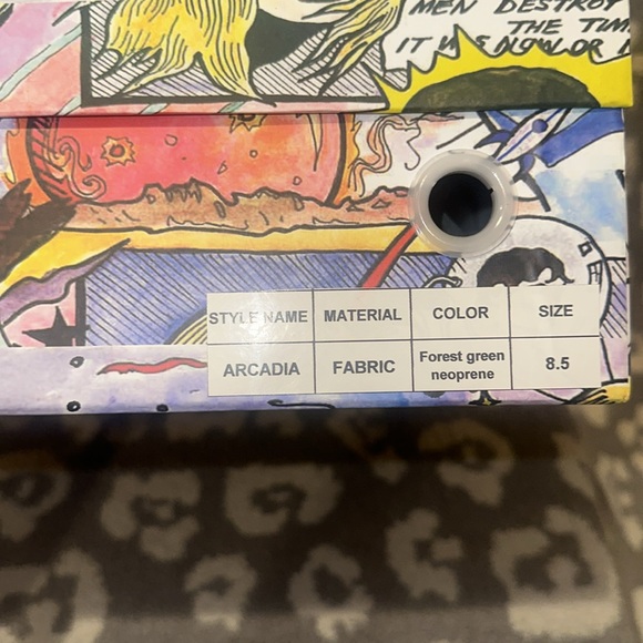 Jeffrey Campbell Arcadia Forest Green Neoprene Booties New 🆕 & Never Worn 😍 - Picture 15 of 17